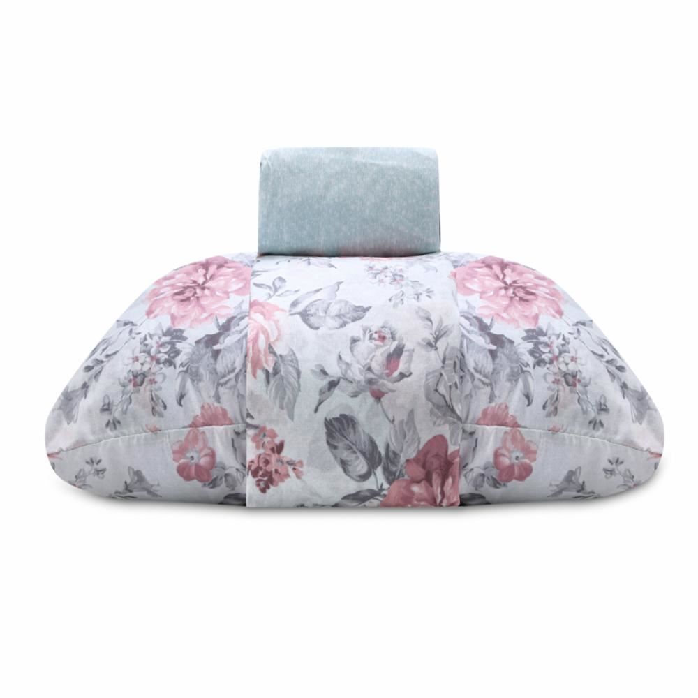 Jogo De Cama Solteiro Microfibra Havan Casa 3 Peças - Suela Flowers Verde