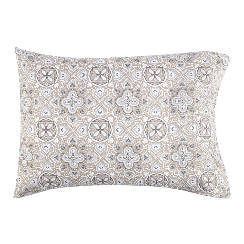 Jogo De Cama Solteiro Microfibra Havan Casa 3 Peças - Mandal Kaki