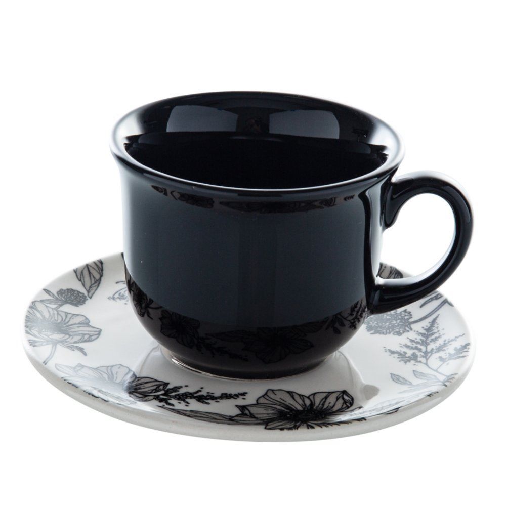 Jogo De Xícara De Chá Francis Biona 12 Pçs - Cerâmica