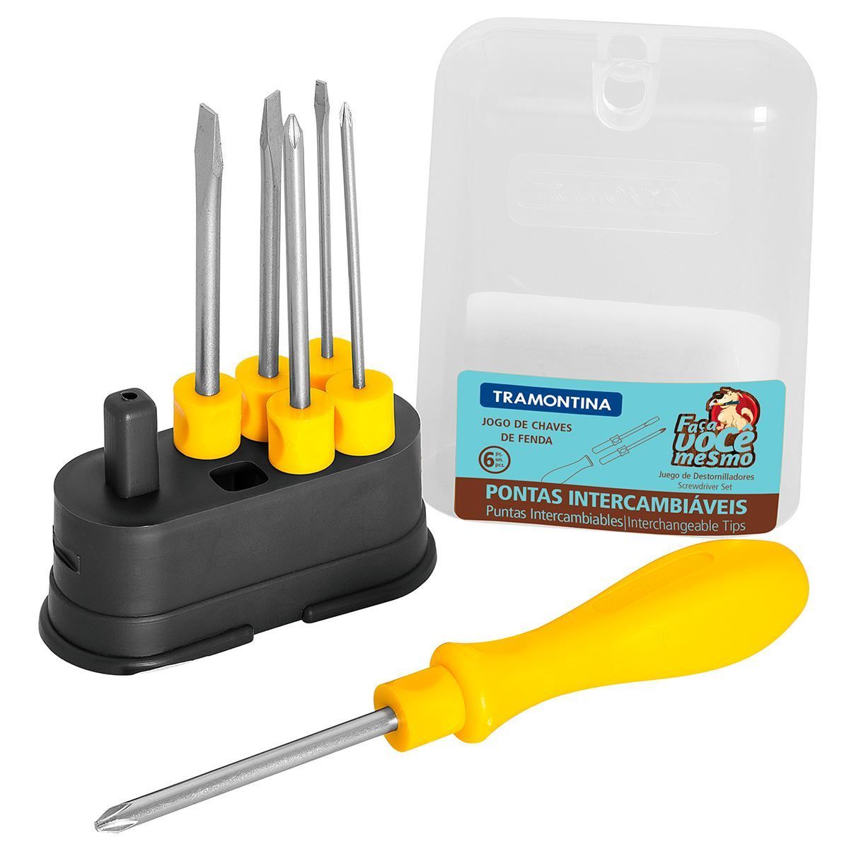 Jogo de Chaves de Fenda 6 peças Tramontina - DIVERSOS