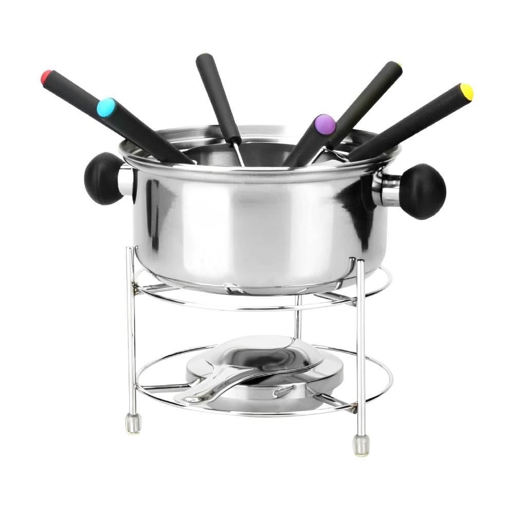 Jogo De Fondue Inox Imporiente - 10 Peças