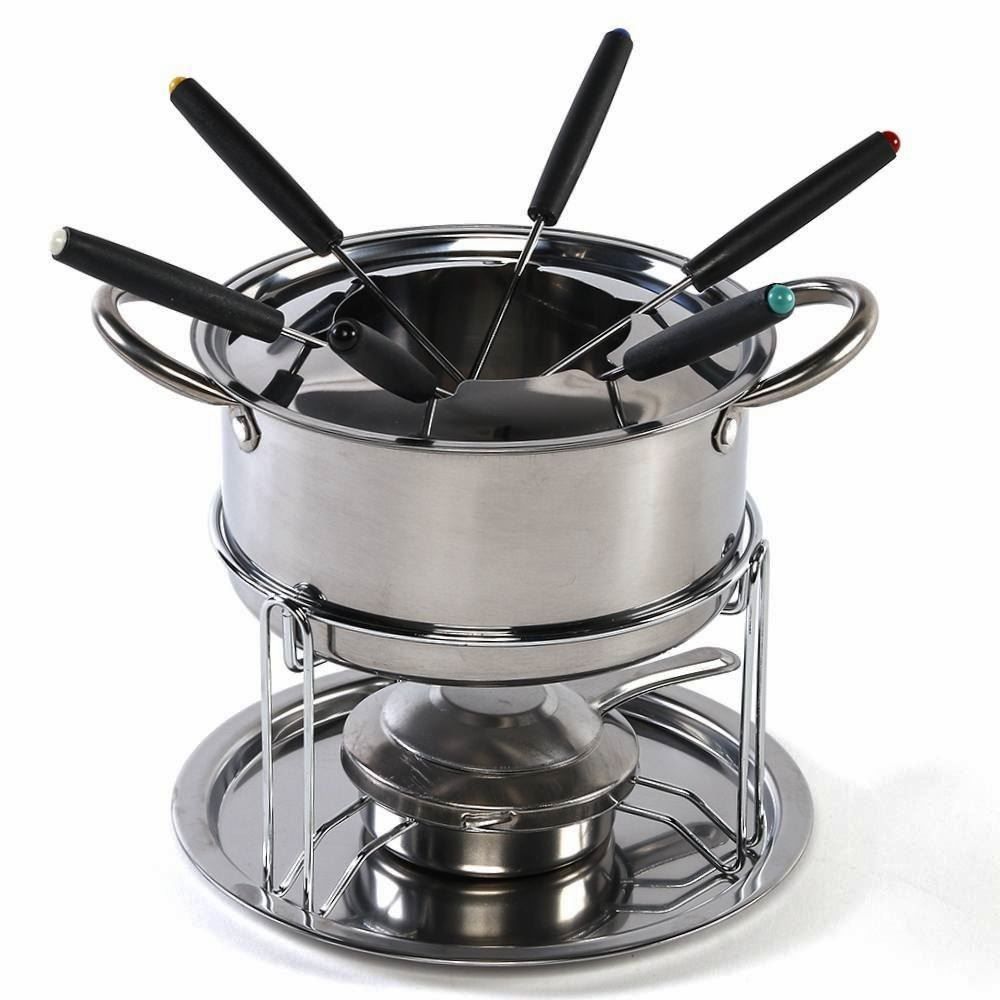 Jogo De Fondue Prata Havan Casa - 11 Peças