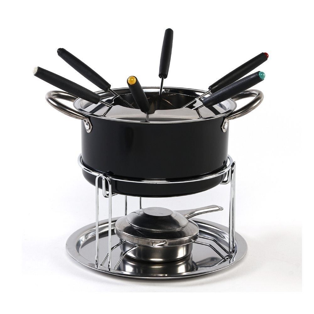 Jogo De Fondue Preto Havan Casa - 11 Peças