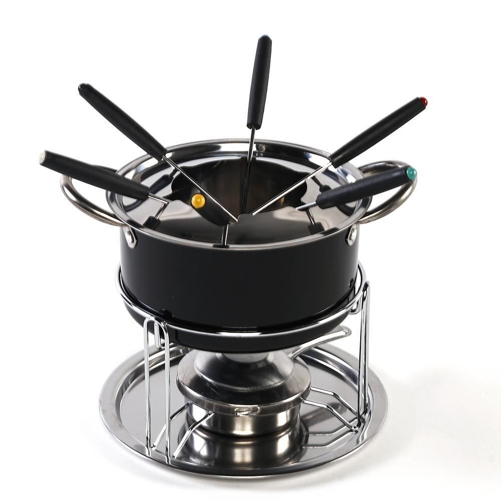 Jogo De Fondue Preto Havan Casa - 11 Peças
