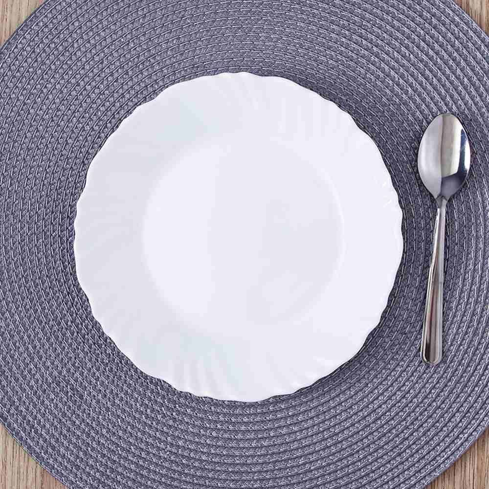 Aparelho De Jantar Opaline Pétala Com Copos Nadir 16 Peças - Branco