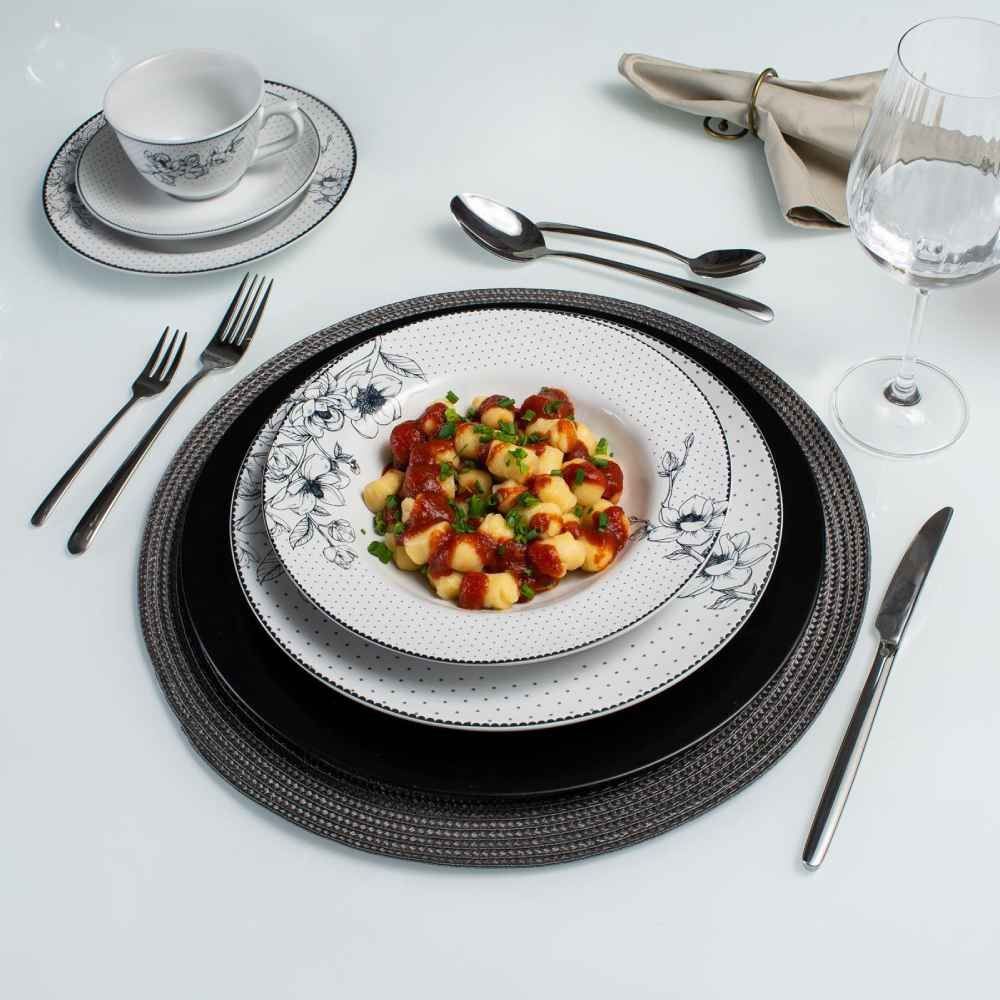 Jogo De Jantar Porcelana Jasmine Havan Casa 20 Pçs - Estampado