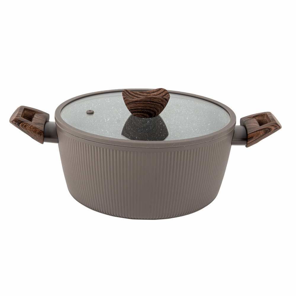 Jogo De Panelas Elegance Indução Havan Casa 5 Pçs - Chocolate