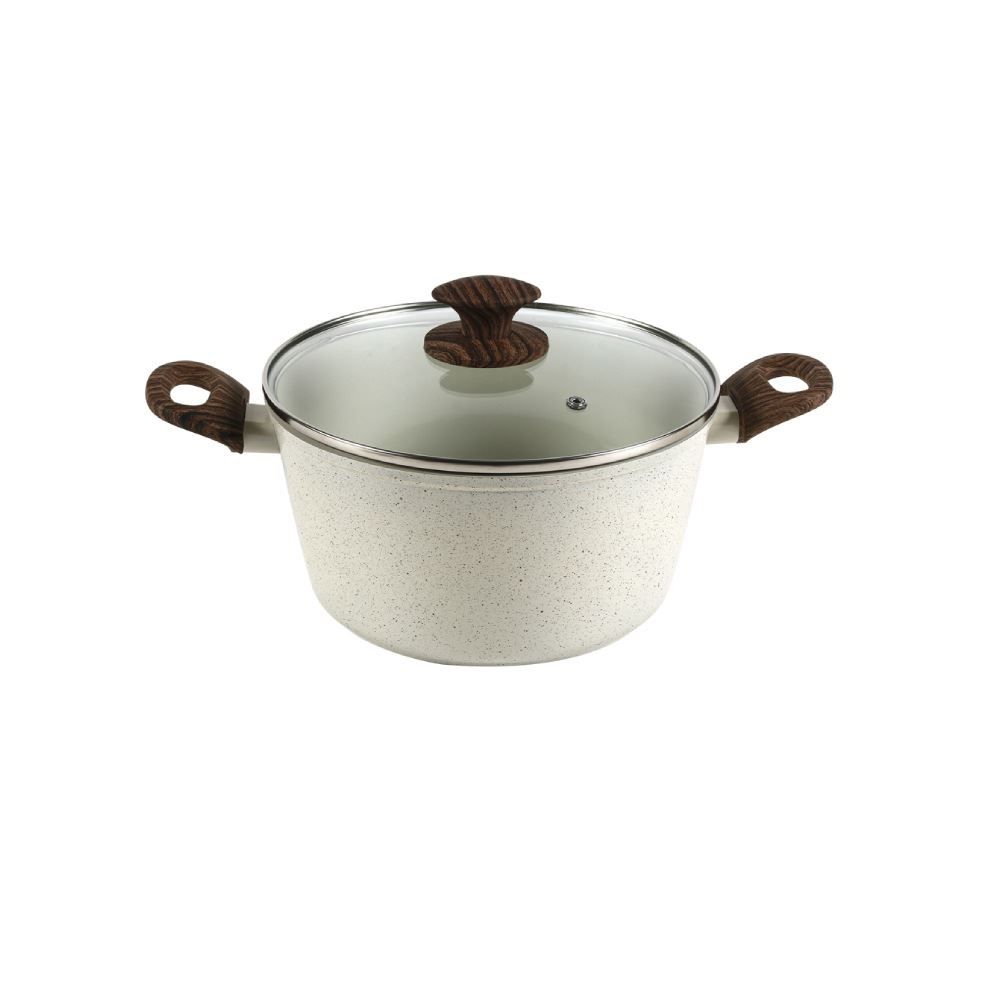 Jogo De Panelas Indução Montreal Havan Casa 5 Peças - Baunilha