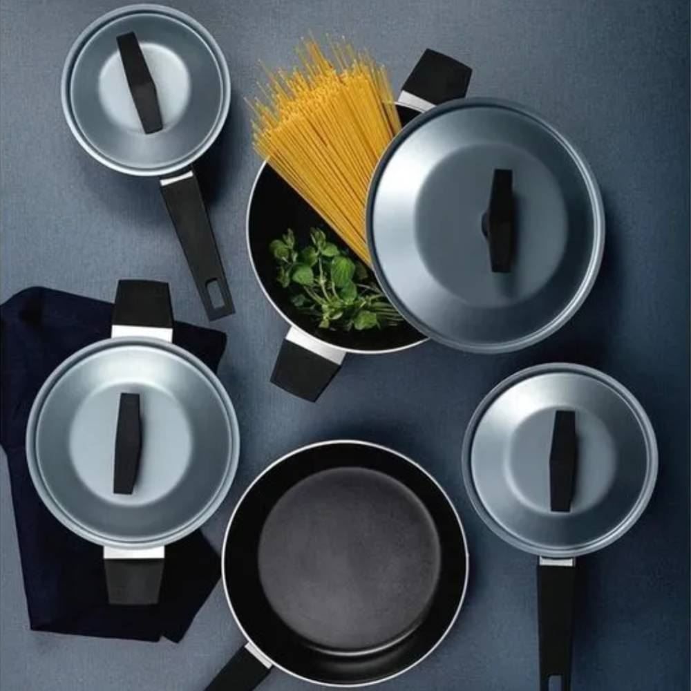 Jogo De Panelas Spezia Starflon Excellent Tramontina 5 Peças - Azul