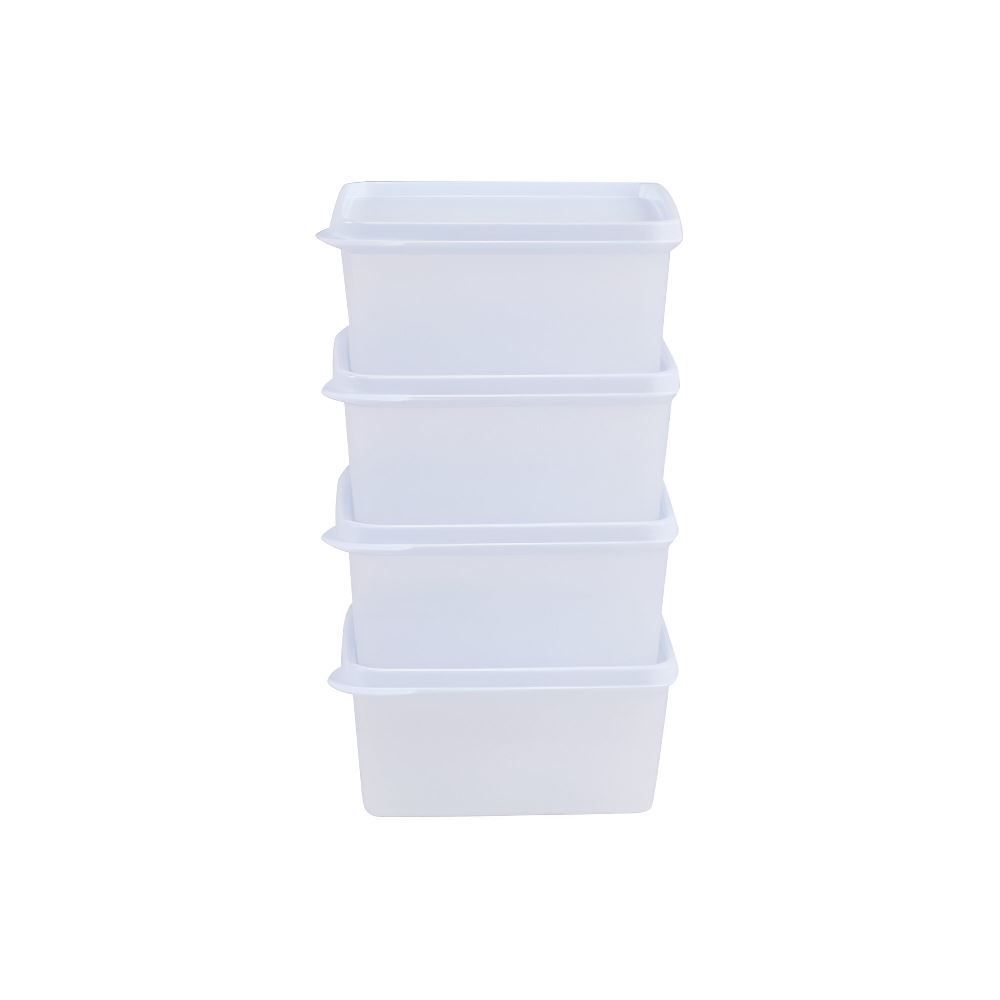 Jogo De Pote Herméticos Essencial Dup 500 Ml - 4 Peças