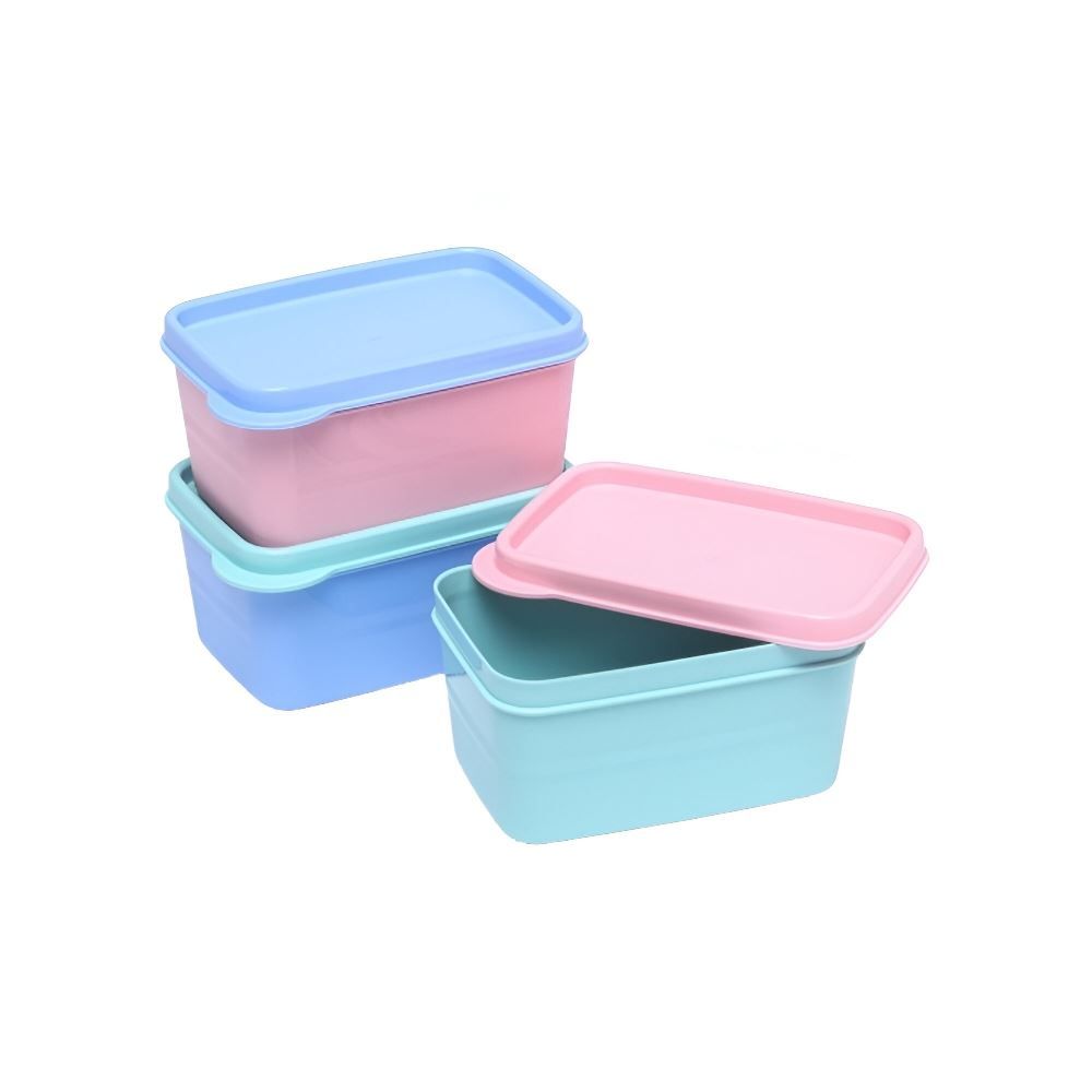 Jogo De Potes Herméticos Kids Dup 3 Peças 250 Ml - Colors