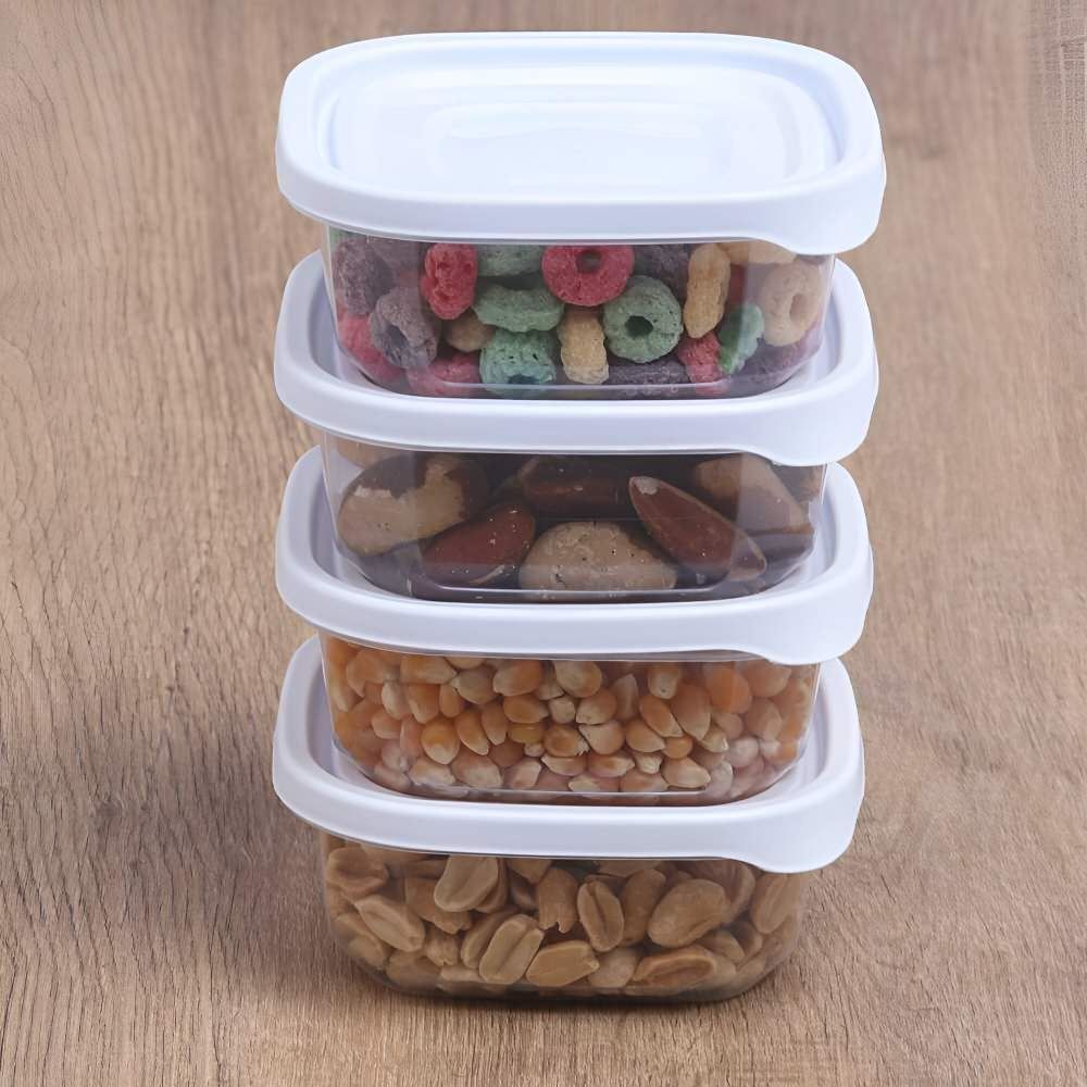 Jogo De Potes Mais Plasvale 250 Ml - 4 Peças