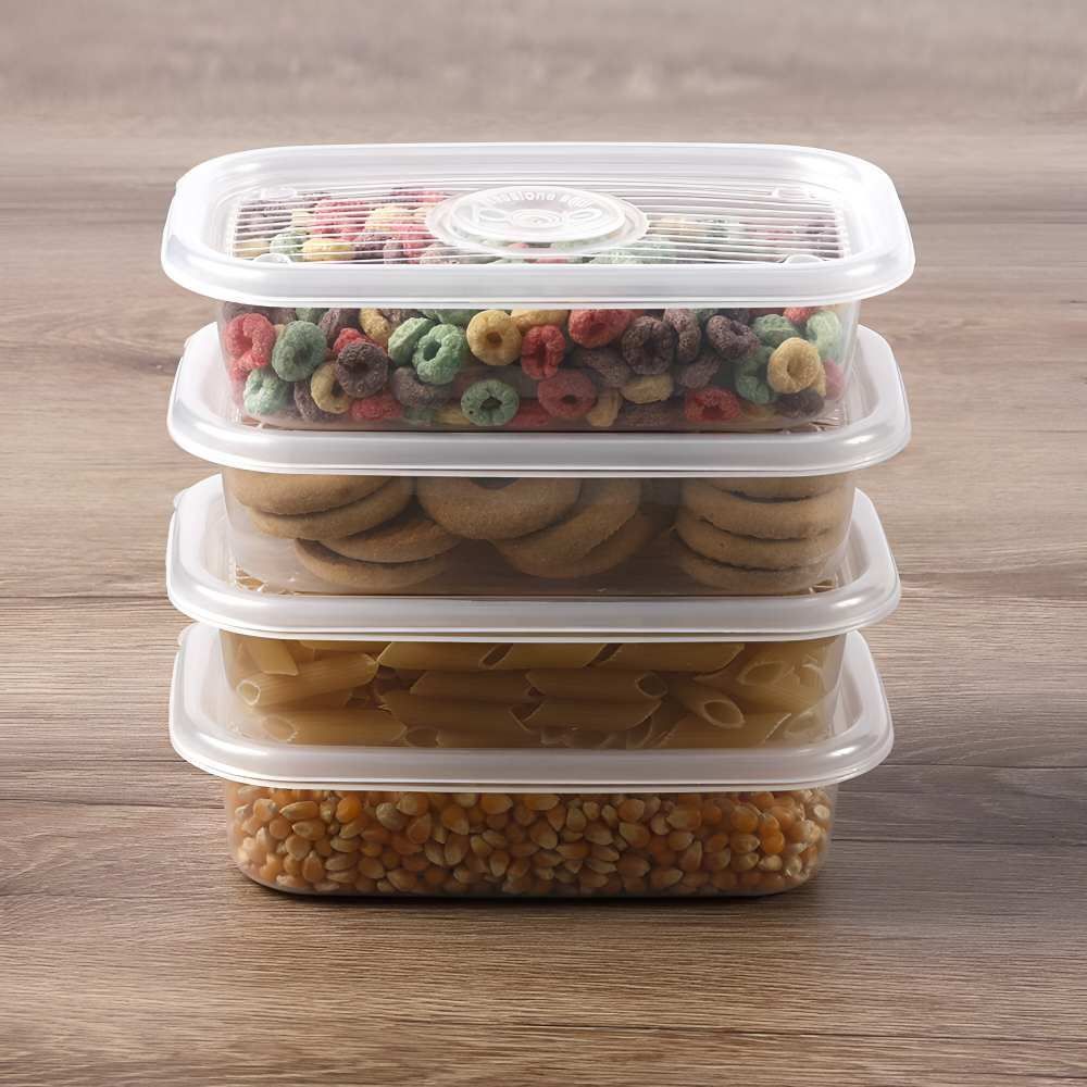 Jogo De Potes Pop Plasútil 520 Ml - 4 Peças