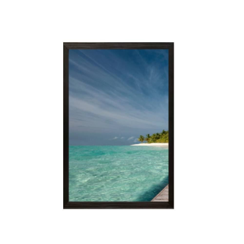 Jogo De Quadros Fx Quadros 28Cm 3 Peças - Mar Azul