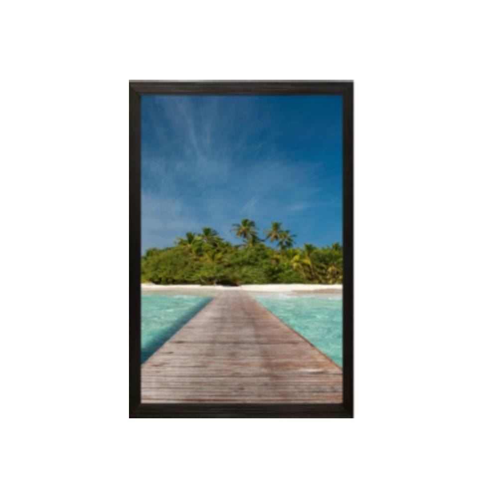 Jogo De Quadros Fx Quadros 28Cm 3 Peças - Mar Azul