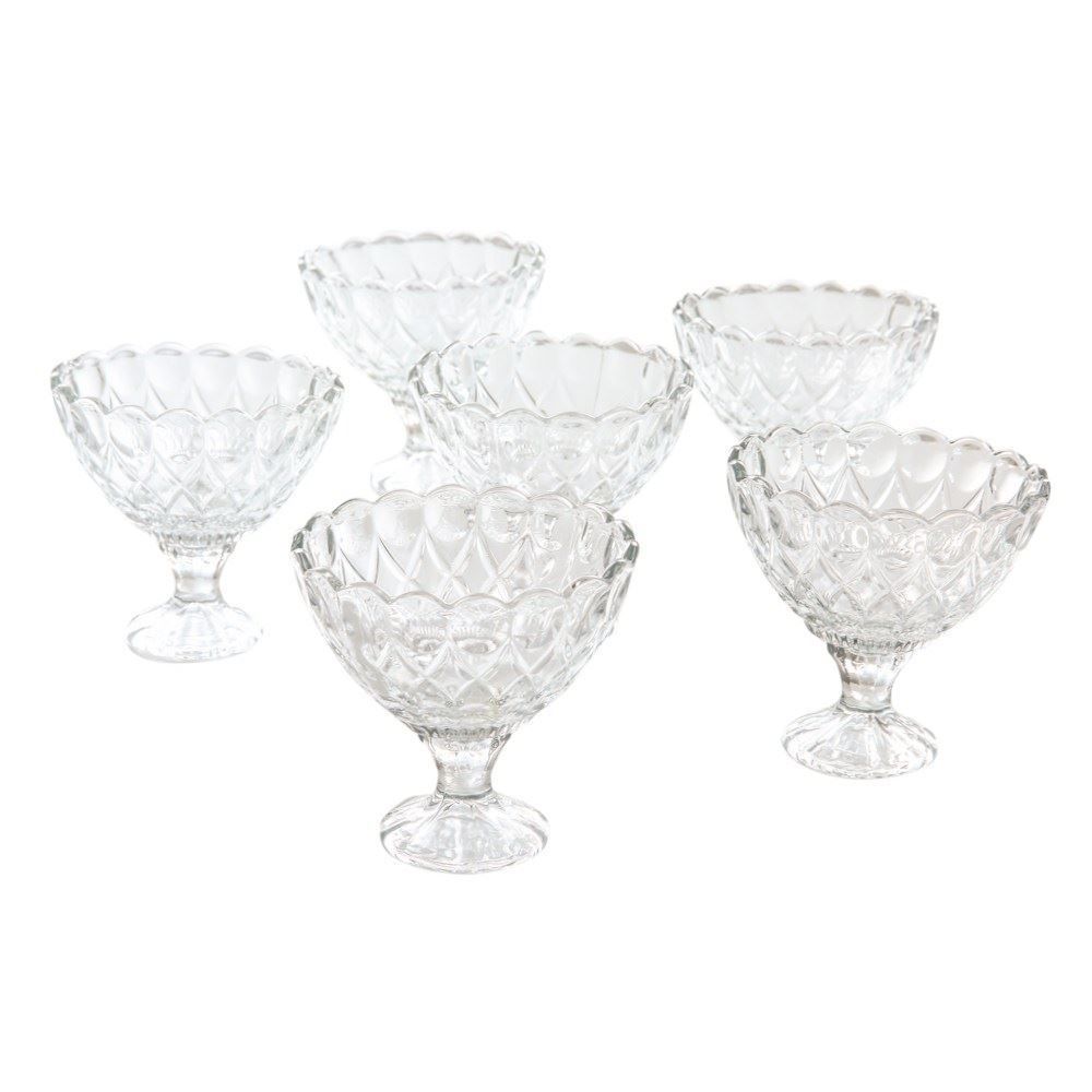 Jogo De Taças De Sobremesa Aruba 230Ml Havan Casa 6 Pçs - Vidro