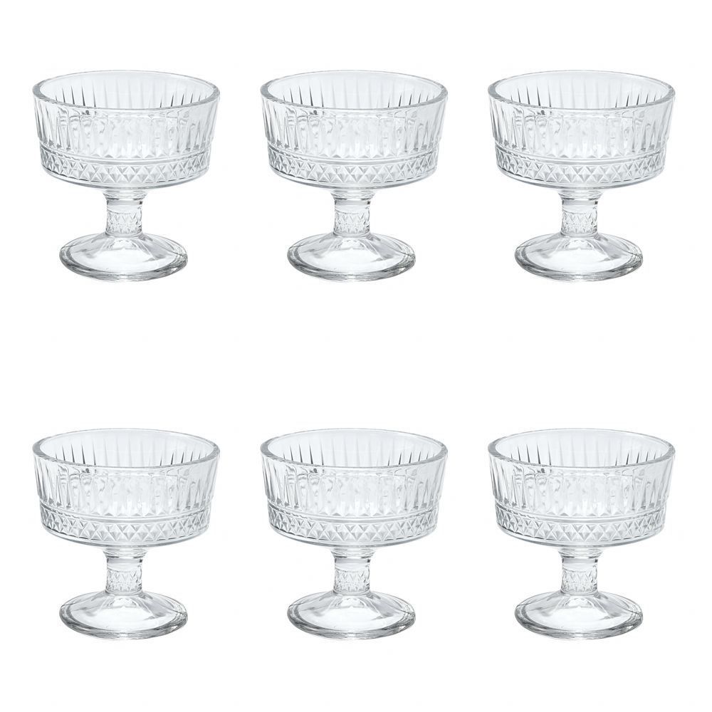 Jogo De Taças Sobremesa 230 Ml Havan Casa 6 Peças - Munique