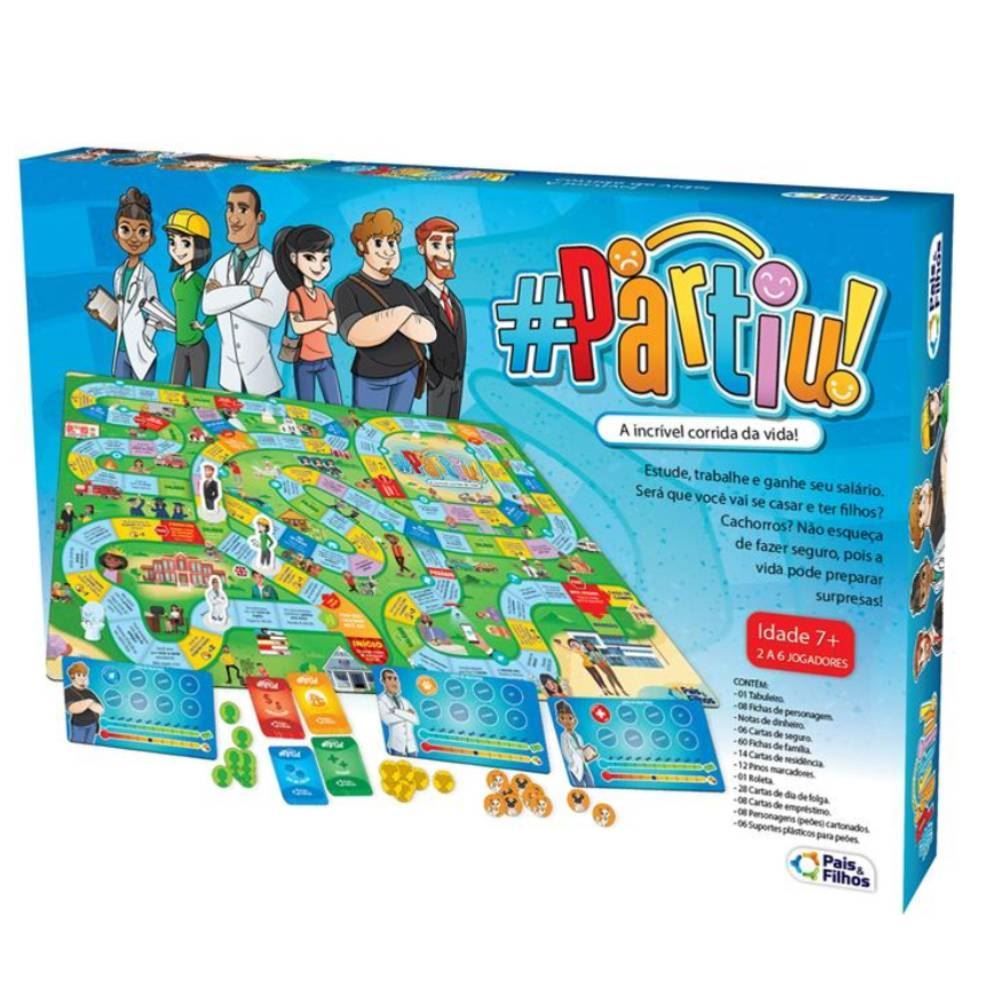 Jogo Partiu Top Line Pais E Filhos - 0984