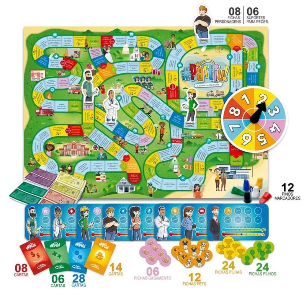 Jogo Partiu Top Line Pais E Filhos - 0984