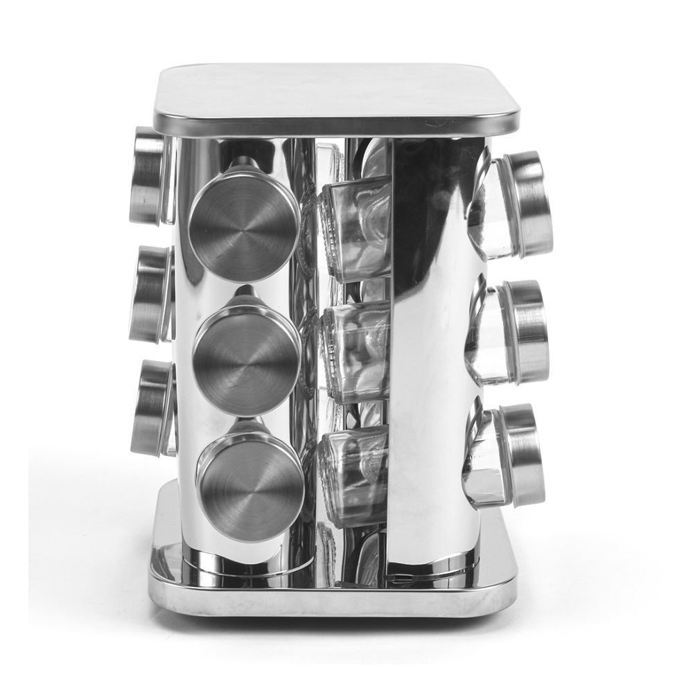 Jogo Porta Condimentos Com Suporte 100Ml Havan Casa - 12 Peças