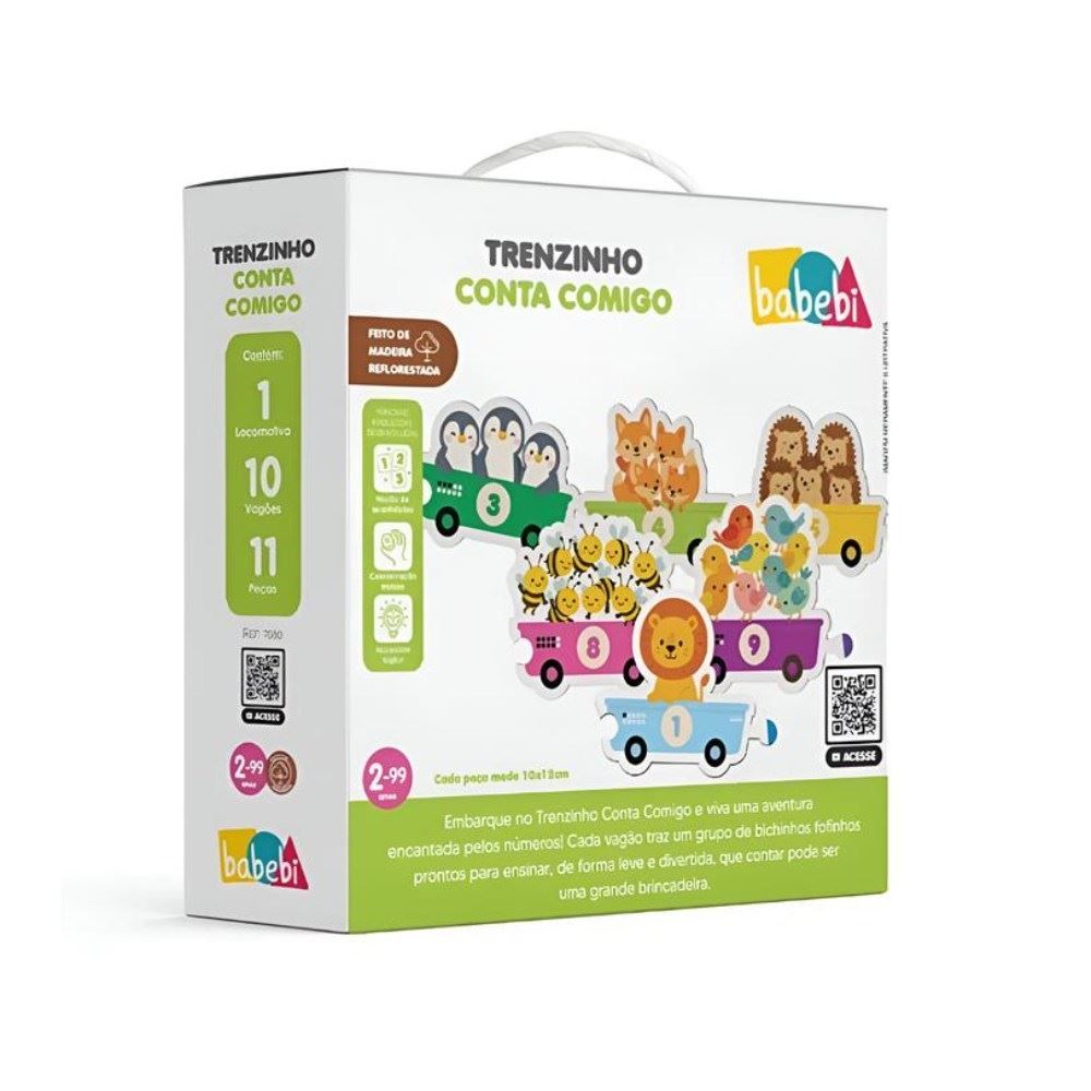 Jogo Trenzinho Conta Comigo - Brinquedos Babebi