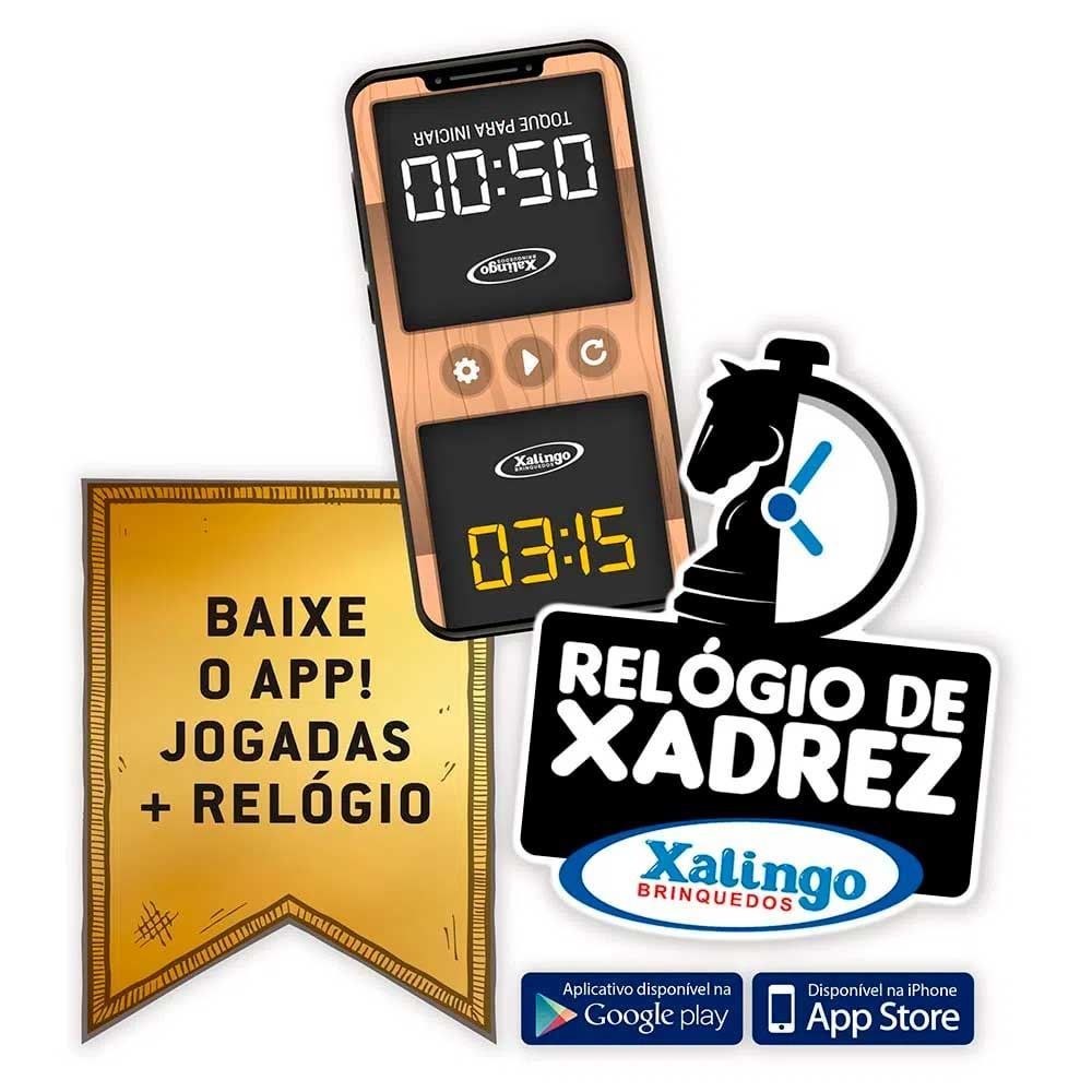Jogo Xadrez E Damas Harry Potter Xalingo - 53732