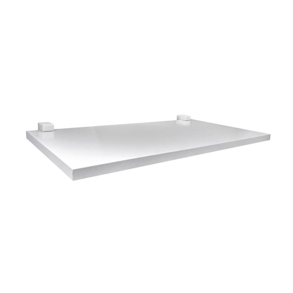 Kit 3 Prateleiras Brancas Versáteis 20X40cm Prat-K - Branco
