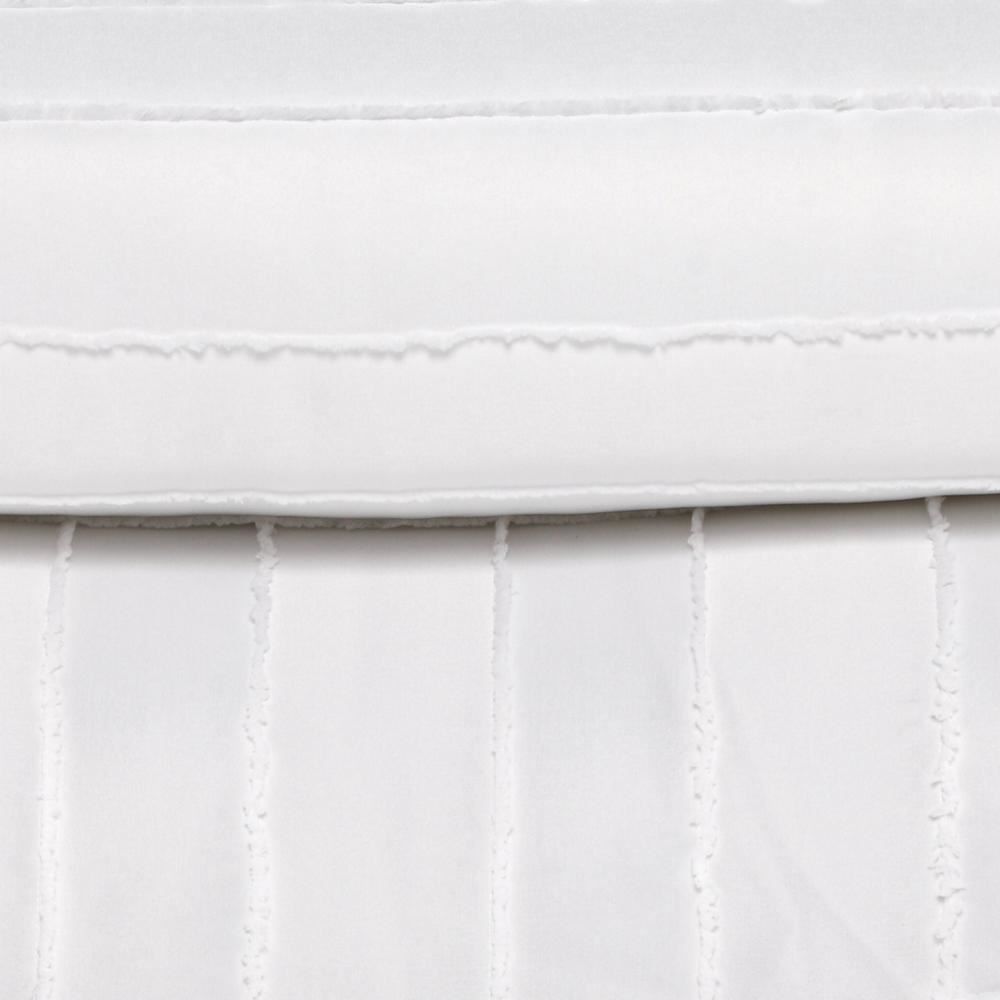Kit Colcha Casal 100% Poliéster Lisa Premier Havan Casa 3 Pçs - Branco