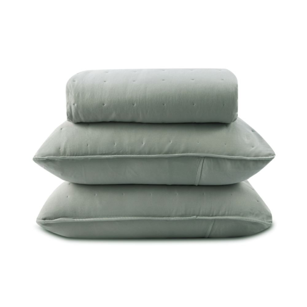 Kit Colcha King Elegance Havan Casa 3 Pçs - Verde