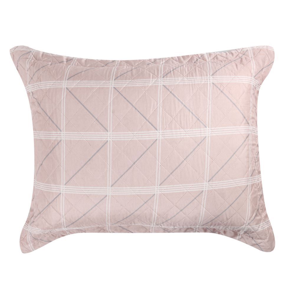 Kit Colcha King Estampada Versalhes 3 Peças Havan Casa - Toledo Rosa Geo