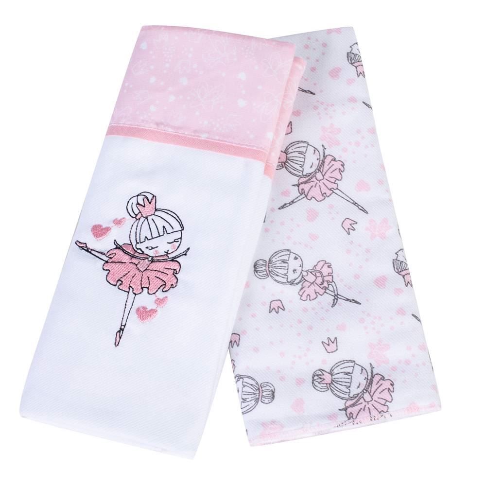 Kit Cueiro Com 2 Peças 80X80cm Havan Baby - Bailarina