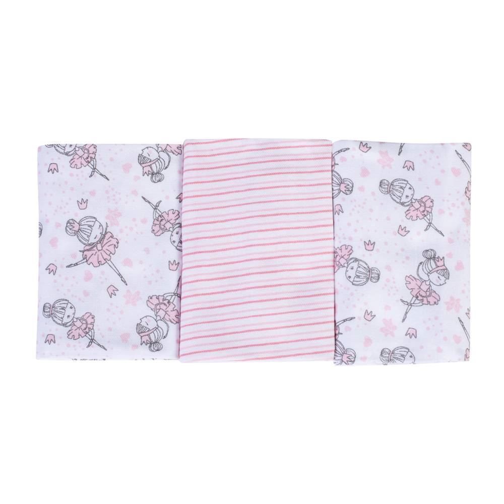 Kit Cueiro Com 3 Peças 80X80cm Havan Baby - Bailarina