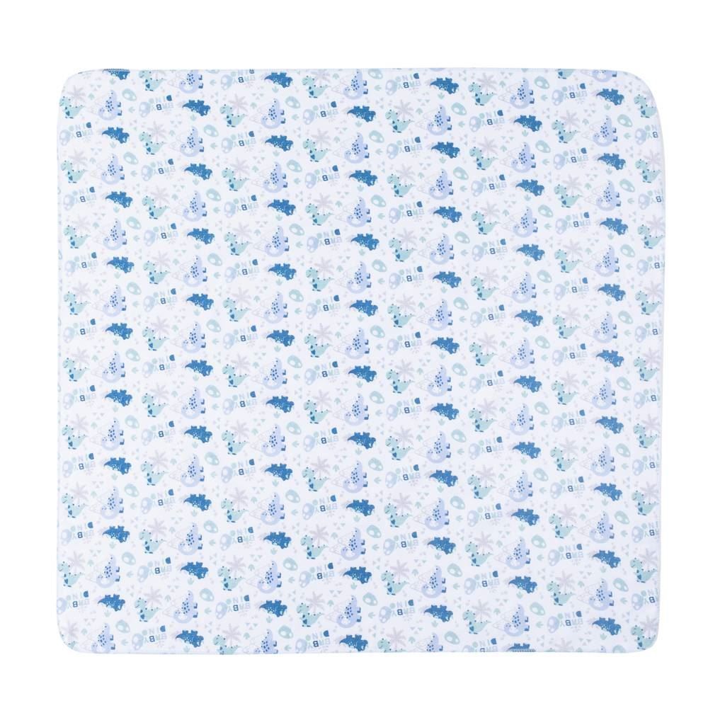 Kit Cueiro Com 3 Peças 80X80cm Havan Baby - Dino Azul