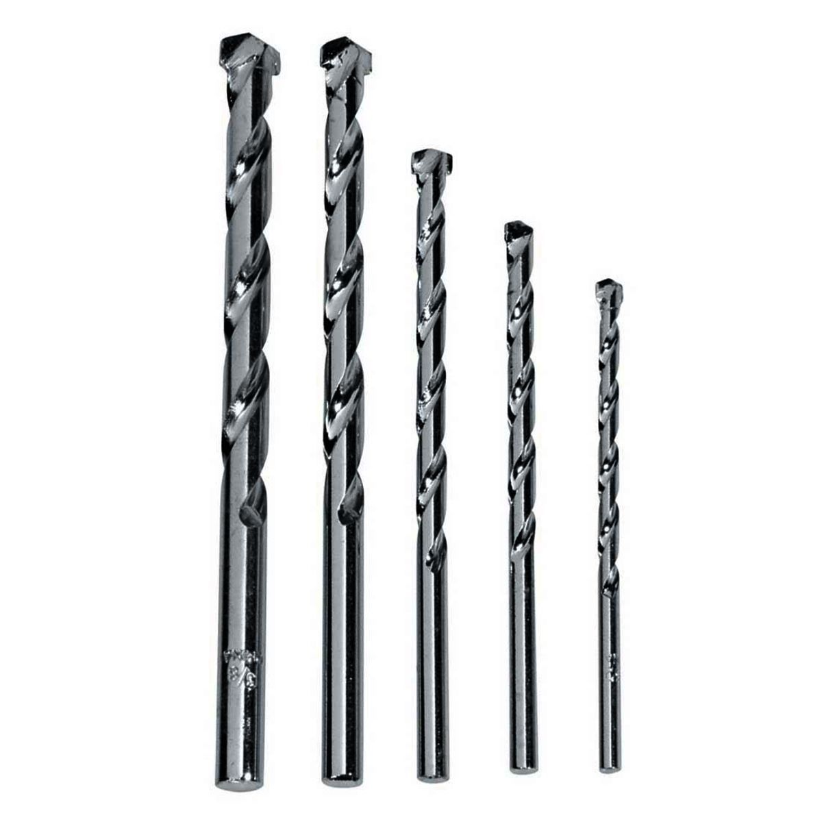 kit de Brocas para Concreto BD0090CS Black And Decker - 5 Peças