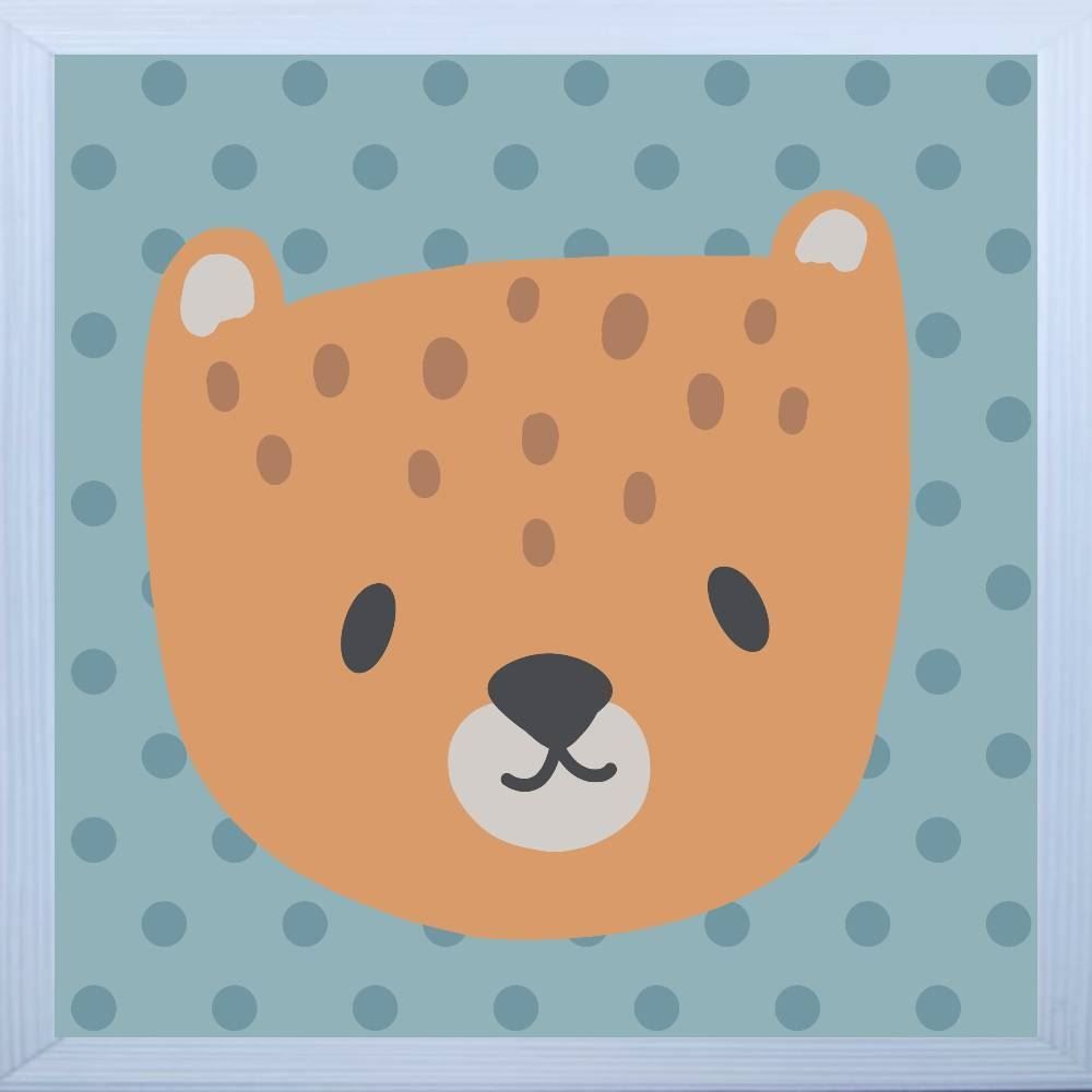 Kit De Quadros Decor Baby 3 Peças - Safari