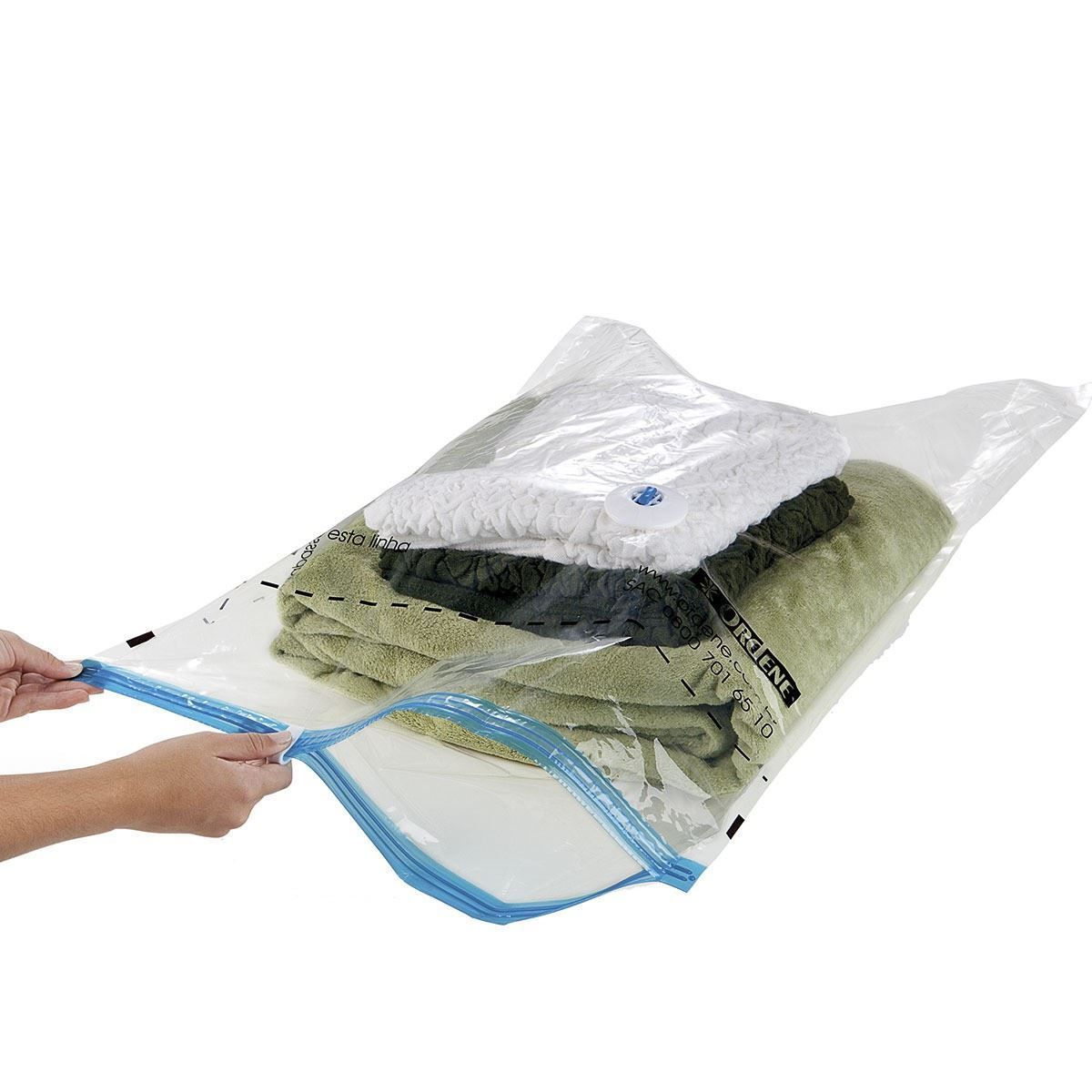 Kit Sacos a Vácuo e Bomba para Vac Bag Ordene 4 Peças - DIVERSOS