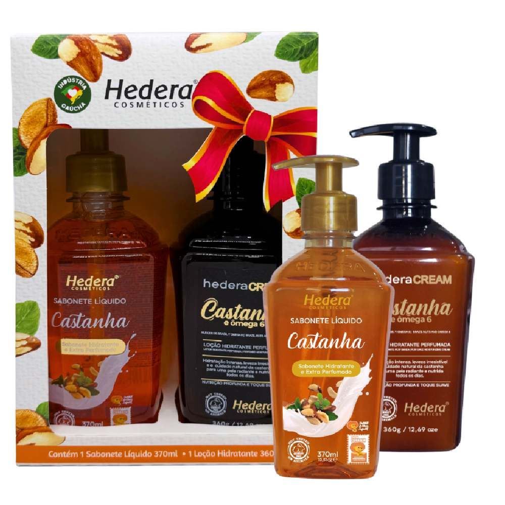 Kit Sabonete Líquido E Loção Hidratante Hedera - Castanha