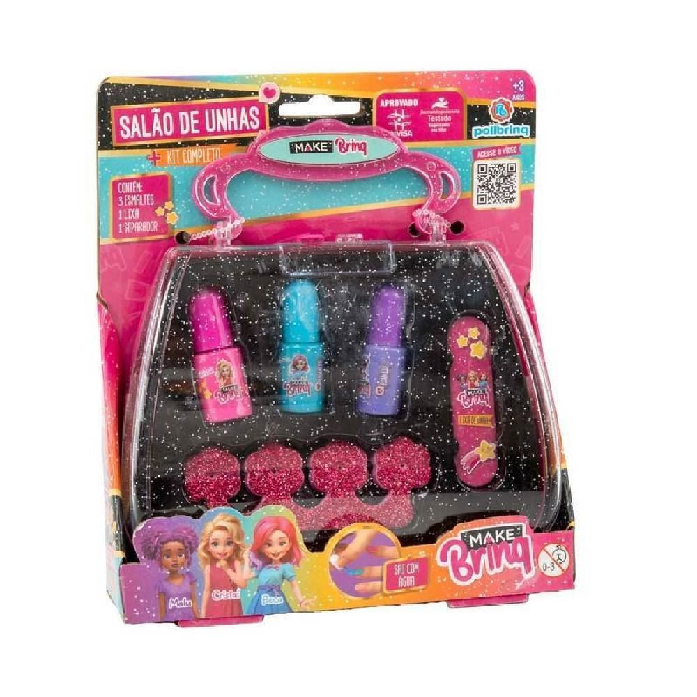 Kit Maquiagem Salão De Unha Polibrinq - 424092