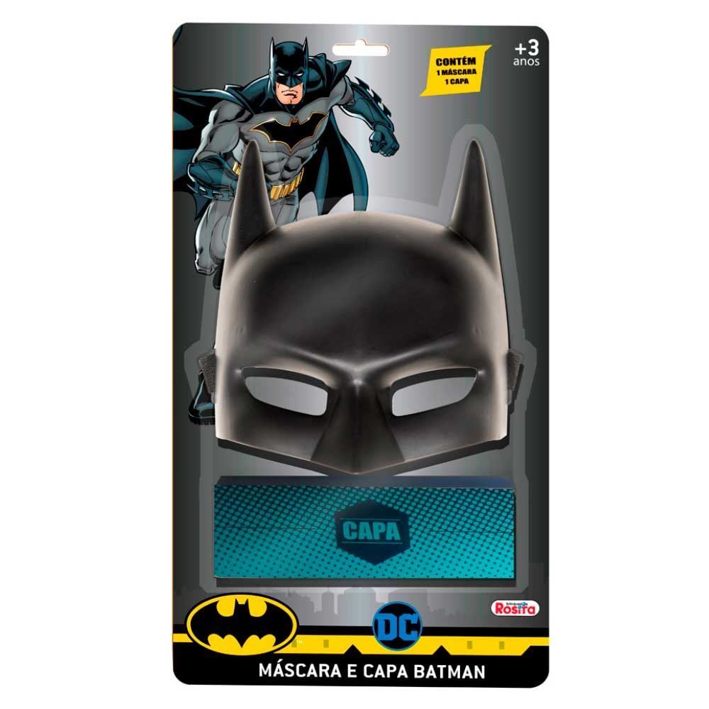 Kit Máscara E Capa Infantil Batman Rosita - 9521