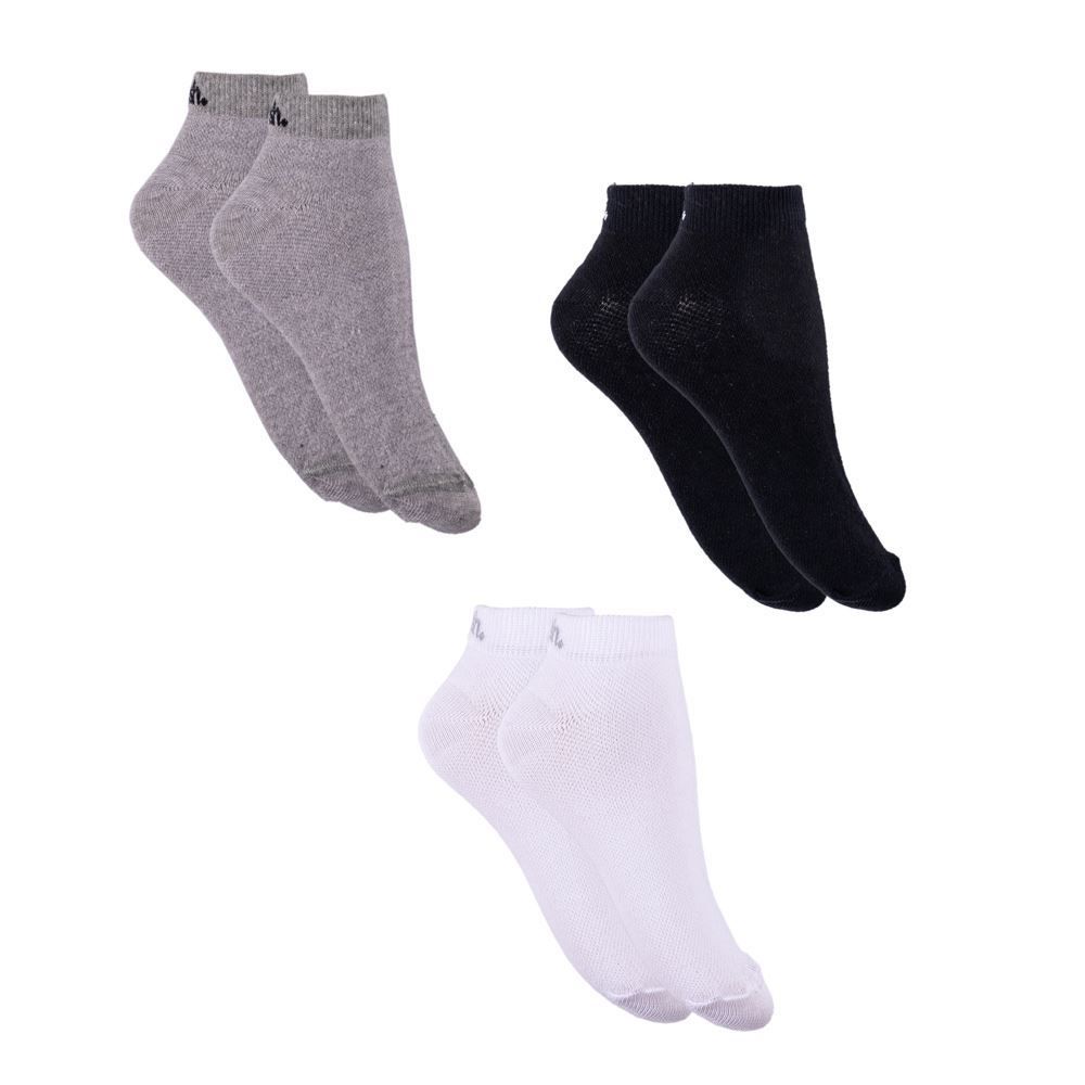 Kit Meia 03 Pares Cano Curto 39-44 Mash - Misto