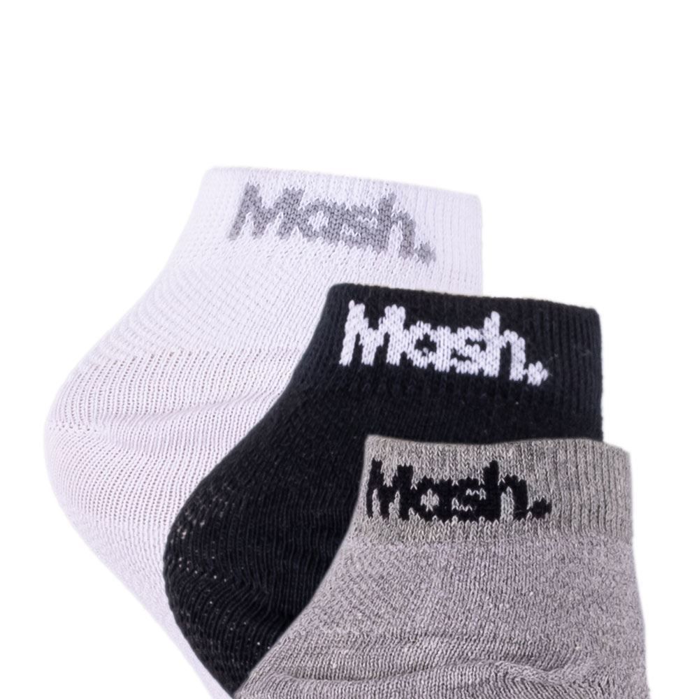 Kit Meia 03 Pares Cano Curto 39-44 Mash - Misto
