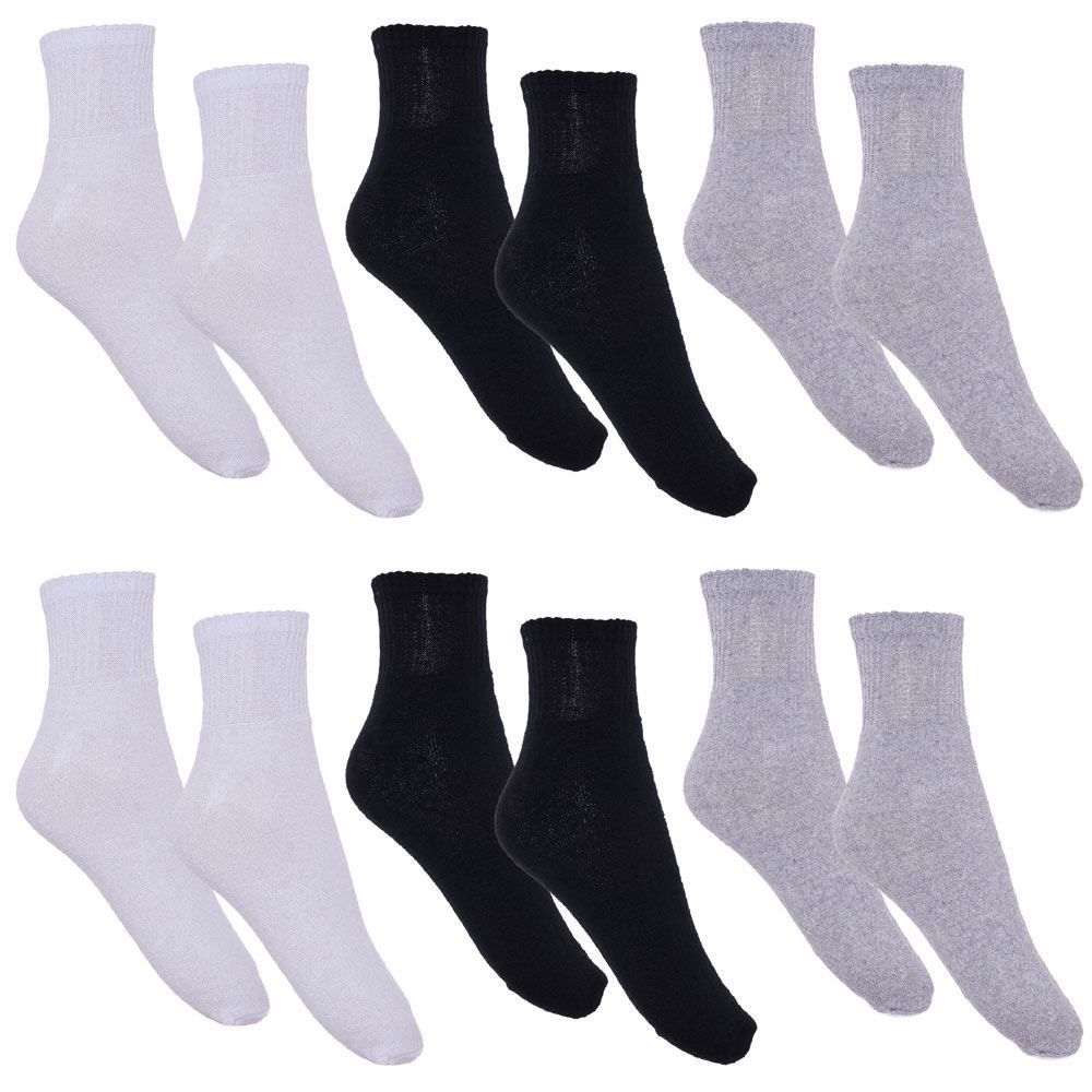 Kit Meia 6 Pares Cano Médio Risk - SORTIDO 39/43