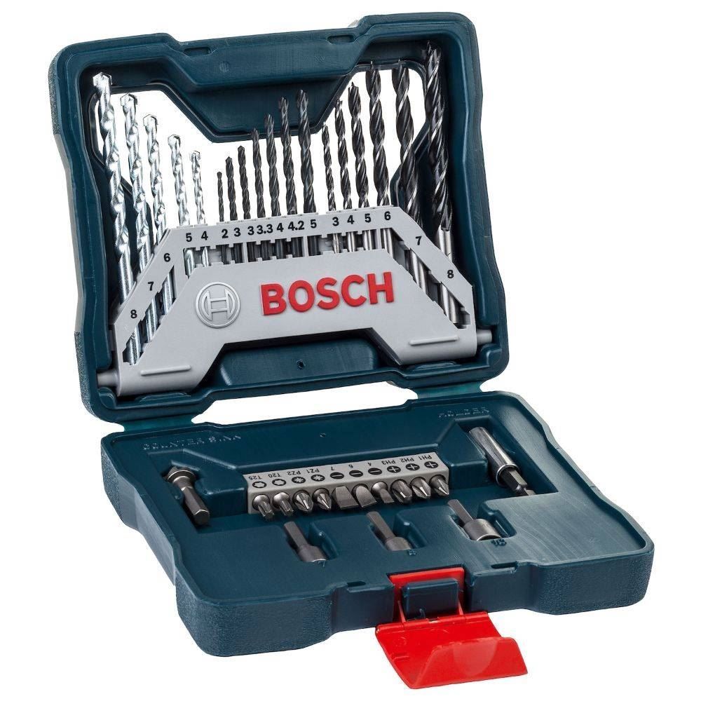 Kit Pontas Brocas Bosch X-Line Perfur 33 Peças  - 2607017398