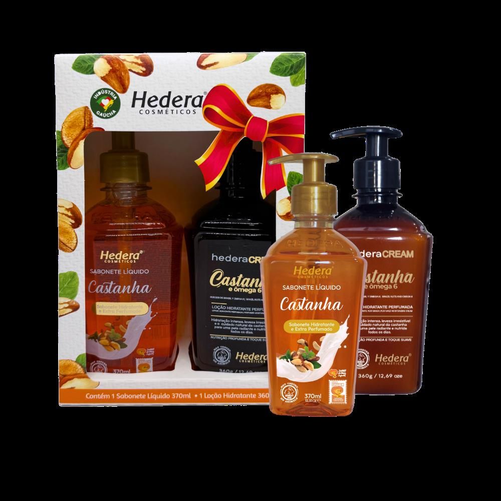 Kit Sab Liq Castanha 370Ml + Loc Castanha 360G Hedera