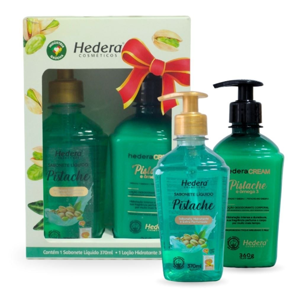 Kit Sab Liq Pistache 370Ml + Loc Pistache 360G Hedera