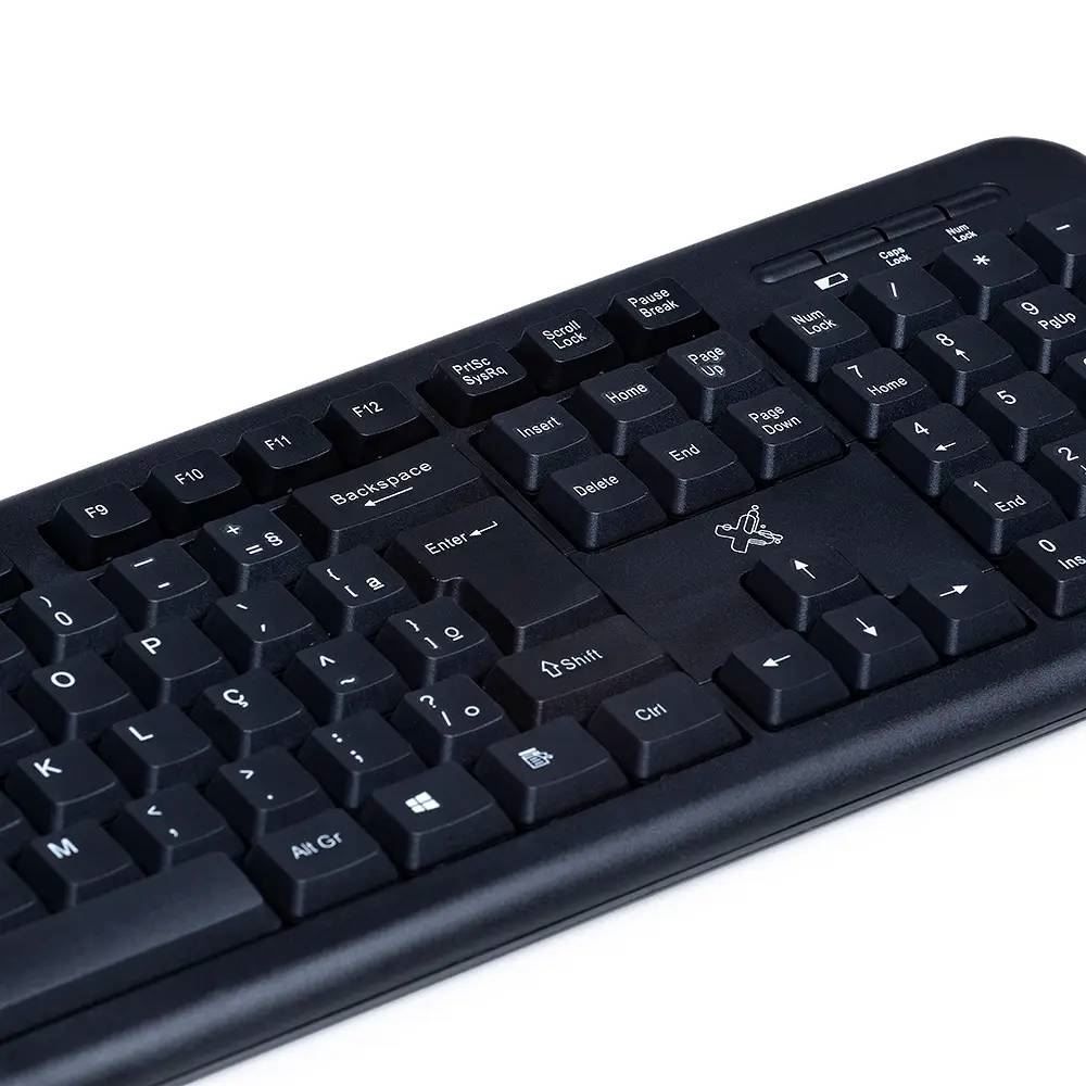 Kit Teclado E Mouse Maxprint Exagon Sem Fio - Preto