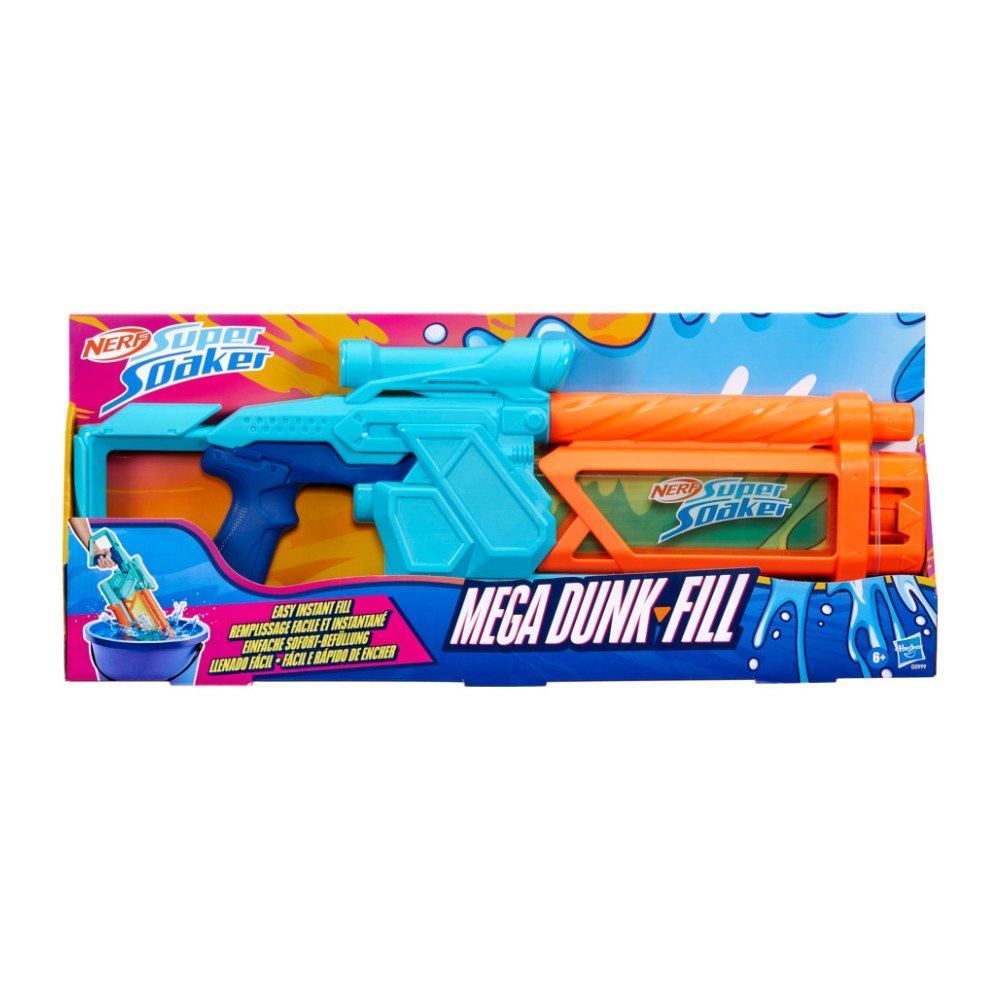 Lançador De Água Nerf Super Soaker Mega Dunk-Fill Hasbro - G0999