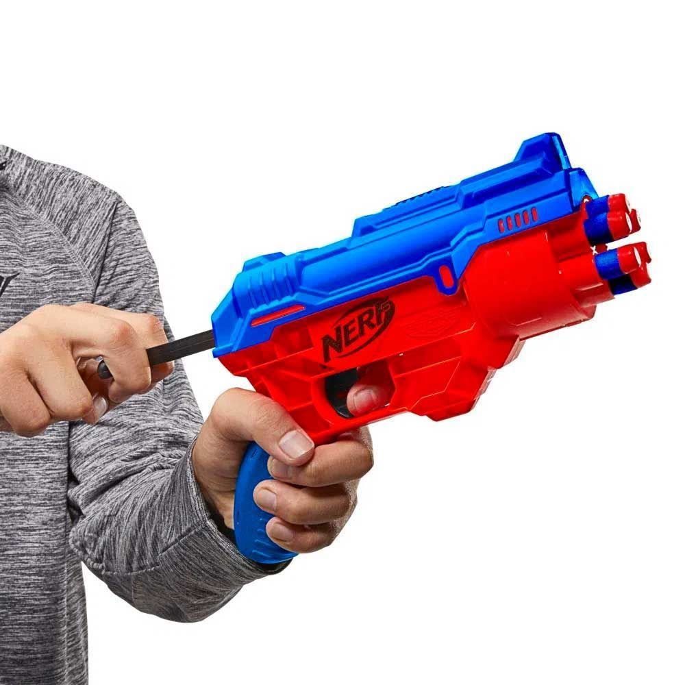 Lançador De Dardos Nerf Alpha Strike Boa Rc-6 Hasbro - F2985