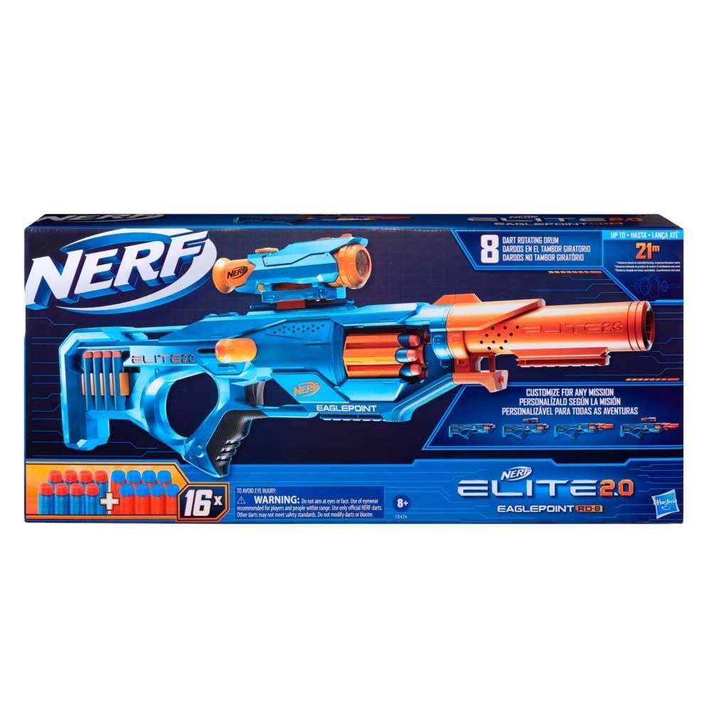 Lançador De Dardos Nerf Elite 2.0 Eaglepoint Hasbro - F0424