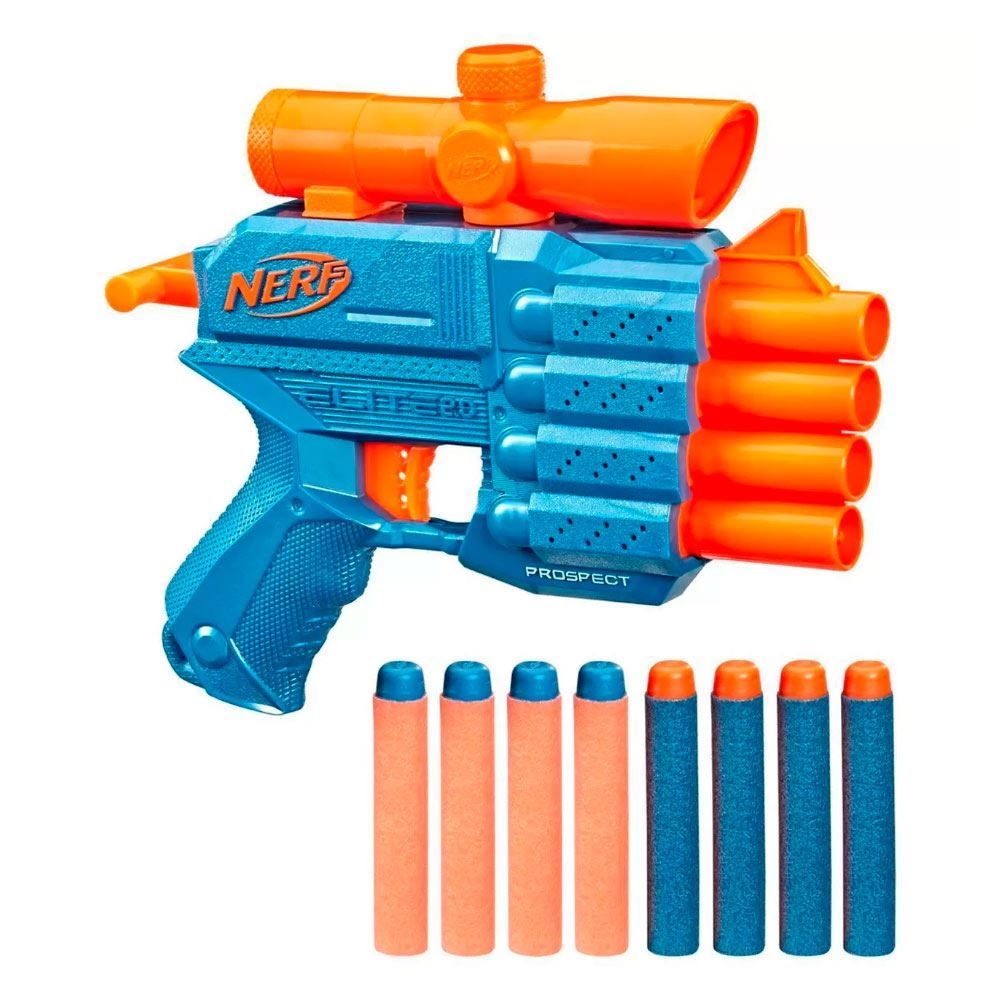 Lançador De Dardos Nerf Prospect Qs4 Elite 20 Hasbro - F4191